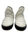 The North Face Shoe Size 7 White & Black Nylon Quilted Slipper Booties White & Black / 7