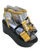 Costume National Shoe Size 6 Yellow & Black Leather Upper Logo Platform Sandals Yellow & Black / 6