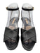 Michael Kors Shoe Size 6.5 Black, Brown, Gold Leather Metal Accent Sandals Black, Brown, Gold / 6.5