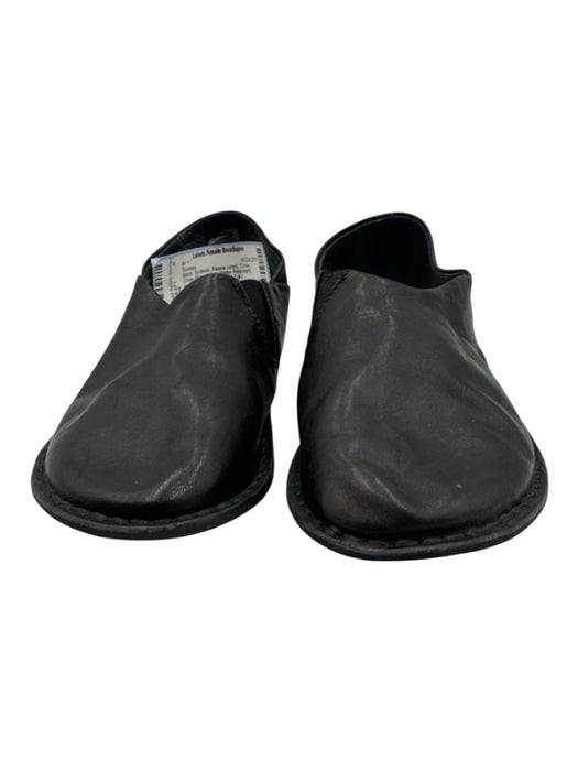 Vibram Shoe Size 7/8 Black Synthetic Fleece Lined Criss Cross Strap Booties Black / 7/8