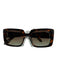 Quay Brown Print Acetate Tortoiseshell Gradient Lens Polarized Sunglasses Brown Print