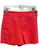 Lilly Pulitzer Size 4 Coral Pink Cotton & Polyester Side Zip High Rise Shorts Coral Pink / 4