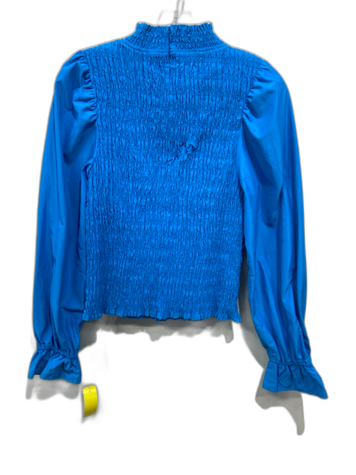 Marie Oliver Size XS Electric Blue Recycled Polyester Long puff sleeve Top Electric Blue / XS