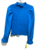 Marie Oliver Size XS Electric Blue Recycled Polyester Long puff sleeve Top Electric Blue / XS