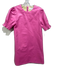 THML Size XS Hot pink Polyester & Polyurethane Pleather Short Puff Sleeve Dress Hot pink / XS