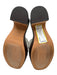 Vince Shoe Size 7.5 White & Brown Leather Peep Toe Crochet Mule Clogs White & Brown / 7.5