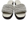 Vince Shoe Size 7.5 White & Brown Leather Peep Toe Crochet Mule Clogs White & Brown / 7.5