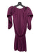 Ramy Brook Size XS Maroon Purple Polyester Shoulder Cut Out Drop Waist Dress Maroon Purple / XS