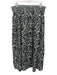Tuckernuck Size XL Black, Cream & Green Cotton Elastic & Drawstring Waist Skirt Black, Cream & Green / XL