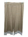 Lake Size XL Beige & White Pima Cotton Striped Elastic Waist Capri Pant Set Beige & White / XL