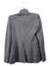 Theory Size 2 Dark Gray Viscose Heathered padded Open Front Blazer Jacket Dark Gray / 2