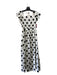 Amadi Size XS White & Black Cotton, Viscose, Polyester Polka Dots Dress White & Black / XS