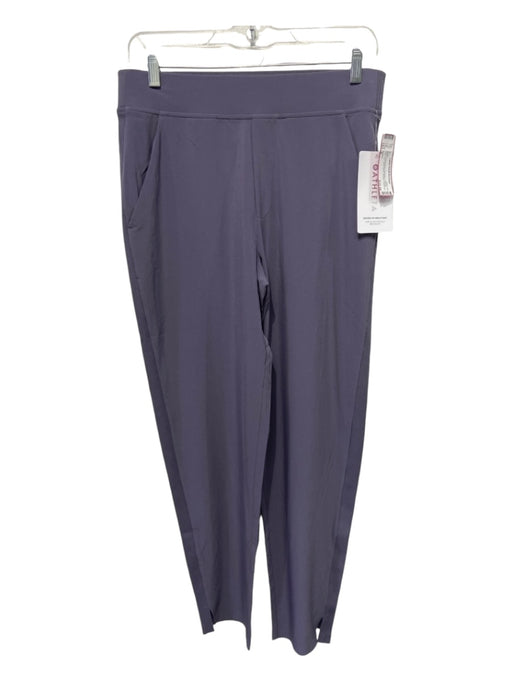 Athleta Size 6 Pale Purple Polyester Pockets Faux Fly Fabric Block Pants Pale Purple / 6