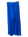 Milly Size 2 Electric Blue Missing Fabric Tag Overlay Side Zip Maxi Skirt Electric Blue / 2