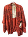 No Brand Size Est M Red & Multi Missing Fabric Tag Reversable Half Sleeve Kimono Red & Multi / Est M