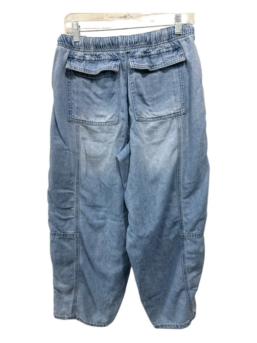 Habitual Size S Blue Wash Cotton Blend Elastic Waist Drawstring Waist Jeans Blue Wash / S