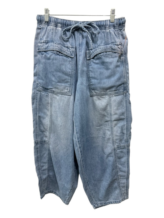 Habitual Size S Blue Wash Cotton Blend Elastic Waist Drawstring Waist Jeans Blue Wash / S