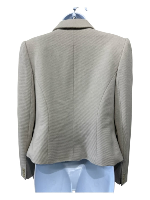 3.1 Phillip Lim Size 6 Beige Wool Zip & Hook Closure Button Detail Pants Set Beige / 6