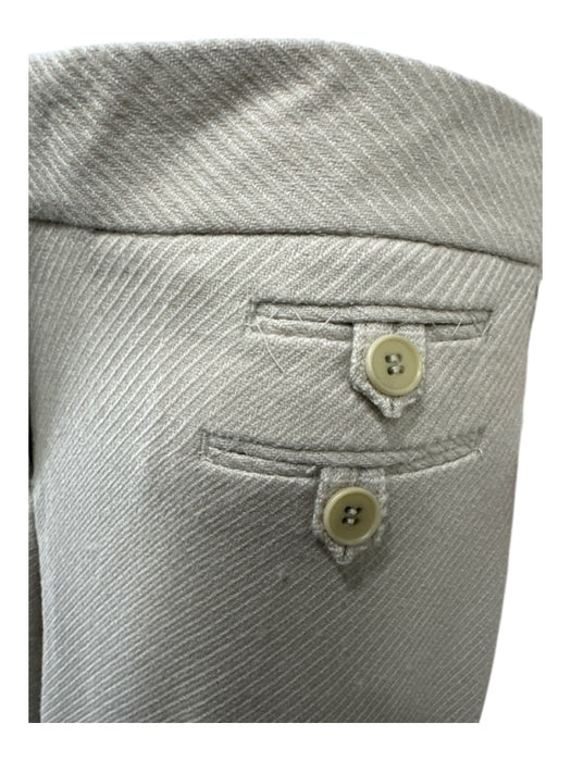 3.1 Phillip Lim Size 6 Beige Wool Zip & Hook Closure Button Detail Pants Set Beige / 6