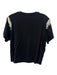 Joie Size M Black Cotton Beaded Applique Top Black / M