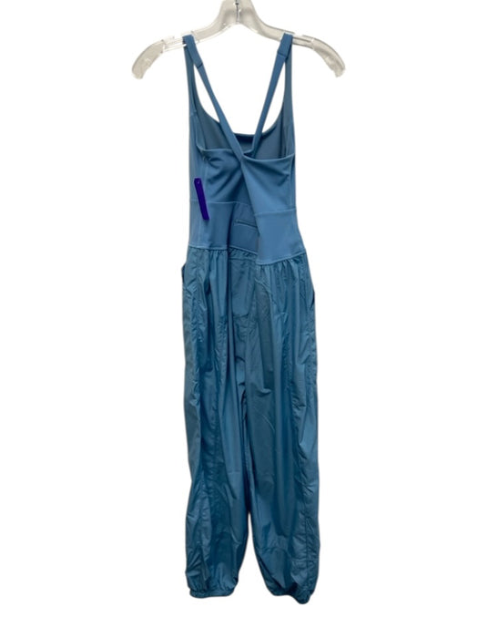 FP Movement Size S Light Blue Cutout Pockets Jumpsuit Light Blue / S