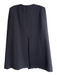 Adelyn Rae Size XS Black Polyester Blazer Cape 2 Button V Neck Dress Black / XS