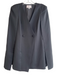 Adelyn Rae Size XS Black Polyester Blazer Cape 2 Button V Neck Dress Black / XS