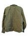 Elie Tahari Size Medium Army Fatigue Green Cotton Button Down Eyelet Detail Top Army Fatigue Green / Medium