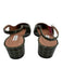 Aquazzura Shoe Size 38.5 Green & Gray Patent Leather Croc Embossed Sandals Green & Gray / 38.5