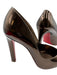 Christian Louboutin Shoe Size 39 Gold Patent Leather Stiletto Shine Pumps Gold / 39