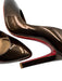 Christian Louboutin Shoe Size 39 Gold Patent Leather Stiletto Shine Pumps Gold / 39
