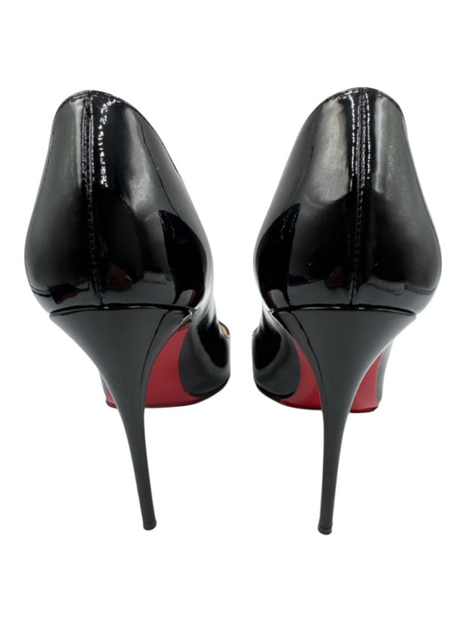 Christian Louboutin Shoe Size 39 Black Patent Leather Stiletto Dustbag Inc Shoes Black / 39