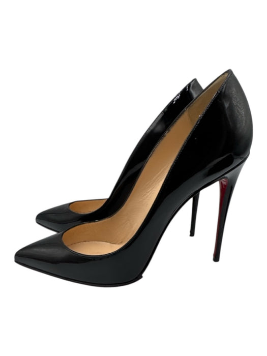 Christian Louboutin Shoe Size 39 Black Patent Leather Stiletto Dustbag Inc Shoes Black / 39