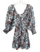 Cleobella Size S White & Multi Cotton Abstract Floral Button Front Dress White & Multi / S