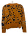 Sea New York Size XS Orange, Blue, Brown Wool Blend Ribbed edges Sweater Orange, Blue, Brown / XS