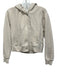 Athleta Size S Light Beige Cotton & Polyester Hood Zip Up Long Sleeve Jacket Light Beige / S