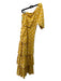 Veronica Beard Size 4 Yellow & White Cotton & Silk floral print Ruched Dress Yellow & White / 4