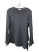 Ann Mashburn Size S Charcoal Cashmere Asymmetric Sweater Charcoal / S