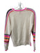 Brodie Size S Beige & Multi Cashmere Geo Print Long Sleeve Sweater Beige & Multi / S