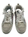 Golden Goose Shoe Size 38 WHite, Black, Gray Leather Metallic Trim Sneakers WHite, Black, Gray / 38