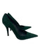 Stuart Weitzman Shoe Size 5.5 Green Suede Pointed Toe Stiletto closed heel Pumps Green / 5.5