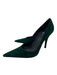Stuart Weitzman Shoe Size 5.5 Green Suede Pointed Toe Stiletto closed heel Pumps Green / 5.5