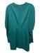 Tibi Size 6 Teal Green Polyester & Viscose Ruched Back Zip Dress Teal Green / 6