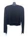 Akris Size Est M Black Viscose Blend Button Close Long Sleeve Sweater Black / Est M