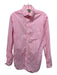 Sid Mashburn Size 15.5 Pink & White Cotton Gingham Button Down Long Sleeve Shirt Pink & White / 15.5