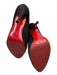 Christian Louboutin Shoe Size 42 Black Leather Stiletto Side Zip Suede Booties Black / 42