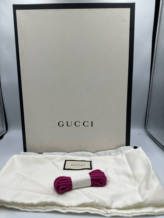 Gucci Shoe Size 12 Orange & Multi Synthetic Laces Men's Shoes