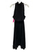 A.L.C. Size 4 Black Polyester Sleeveless Pleated Smocked Midi Dress Black / 4