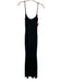 SKIMS Size Large Black Modal Blend Spaghetti Strap Ribbed Adjustable Strap Dress Black / Large