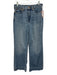 J Crew Size 28 Medium Wash Cotton Denim High Rise Whiskering Wide Leg Jeans Medium Wash / 28